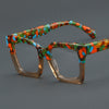 Thick plate glasses retro frames 882285