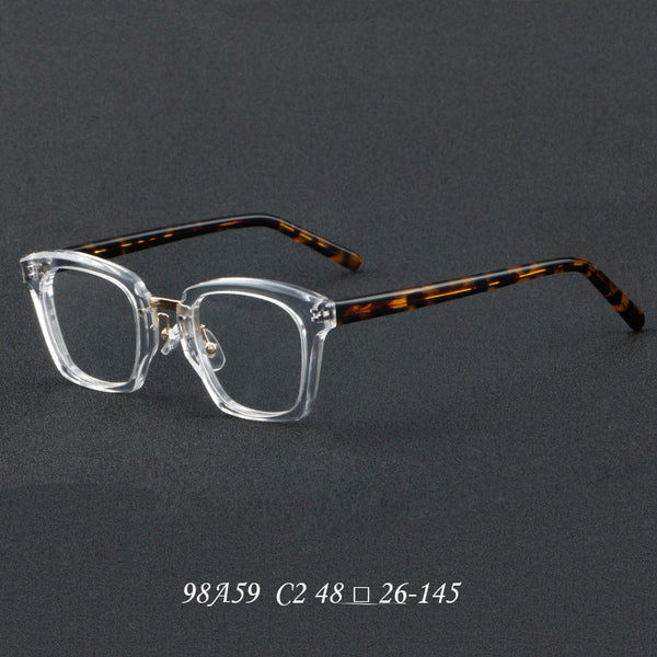Plate glasses retro frames 98A59