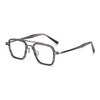 Platte Vintage Polygonal Titanium Glasses Frame