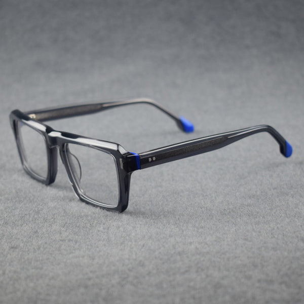 Foote Retro Square Acetate Glasses Frame