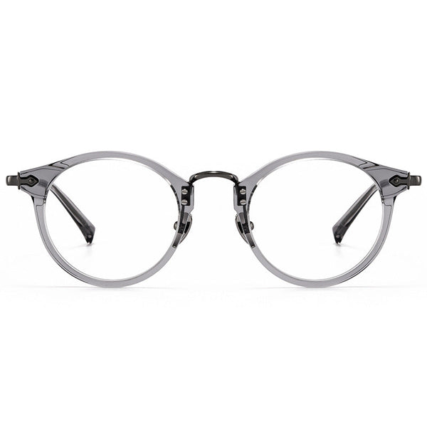 Sylor Titanium Vintage Oval Eyeglasses Frames