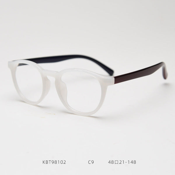 Zago Retro Oval TR90 Glasses Frame