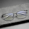 Lynch Versatile Rectangle Pure Titanium Half-frame Glasses Frame