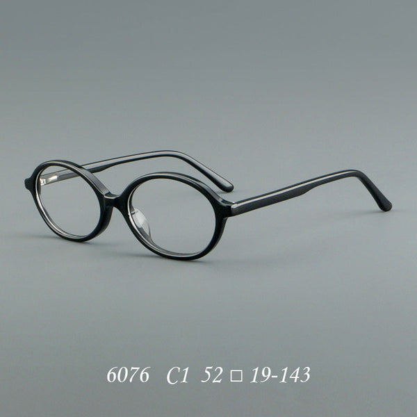 Shon Vintage Oval Acetate Glasses Frame