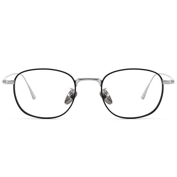 Titanium Vintage Round Eyeglasses Frames ST DALIY