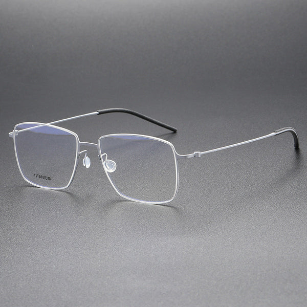 Retro Titanium Square Glasses Frame 5508