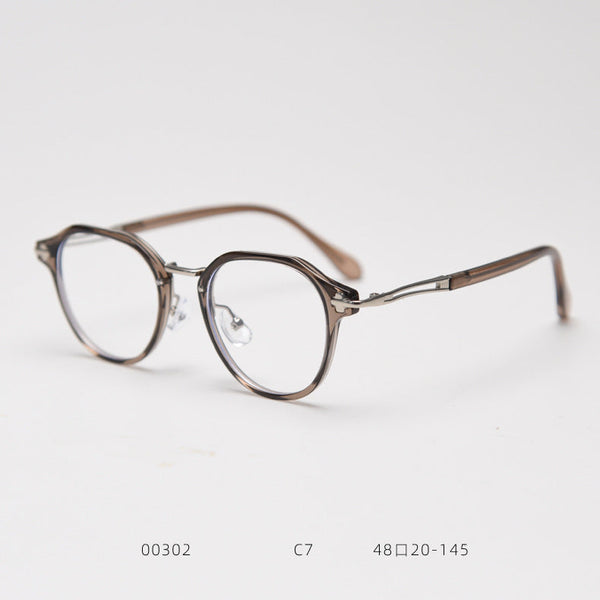 Whaley Retro Polygon TR90 Glasses Frame
