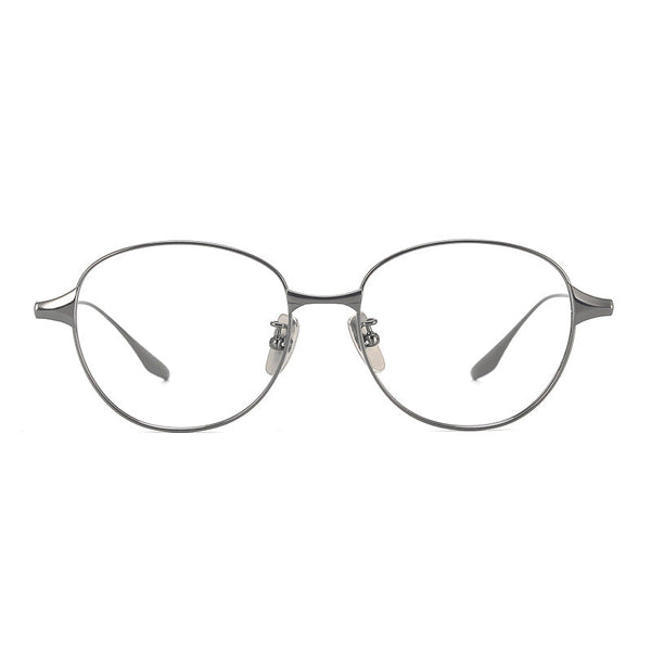 Waryn Vintage Titanium Round Glasses Frame