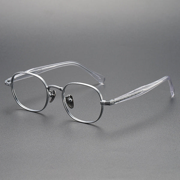 Retro Titanium Square Glasses Frame ST41465