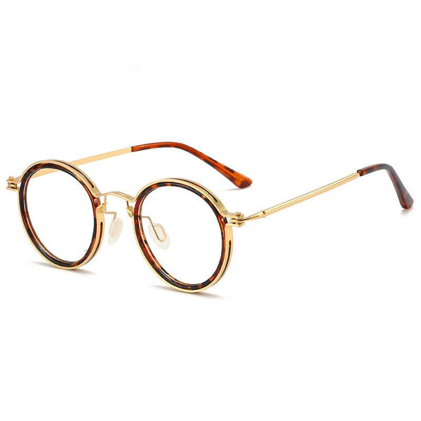 Kay Retro Round Optical Metal Glasses Frames