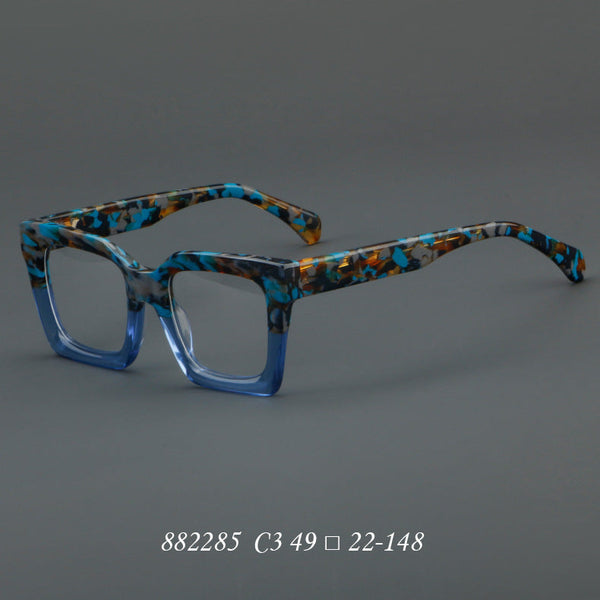 Thick plate glasses retro frames 882285