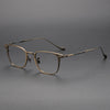 Olawt Retro Titanium Square Glasses Frame
