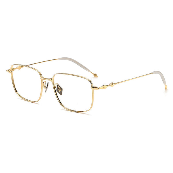 Jonah Vintage Titanium Square Glasses Frame