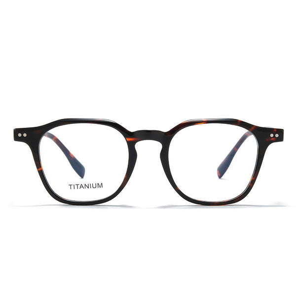 Milon Vintage Square Acetate Eyeglasses Frame