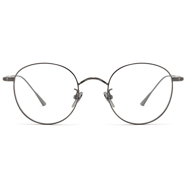 Titanium Vintage Round Eyeglasses Frames ST GWS-835
