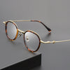Giffin Retro Square Titanium Glasses Frame