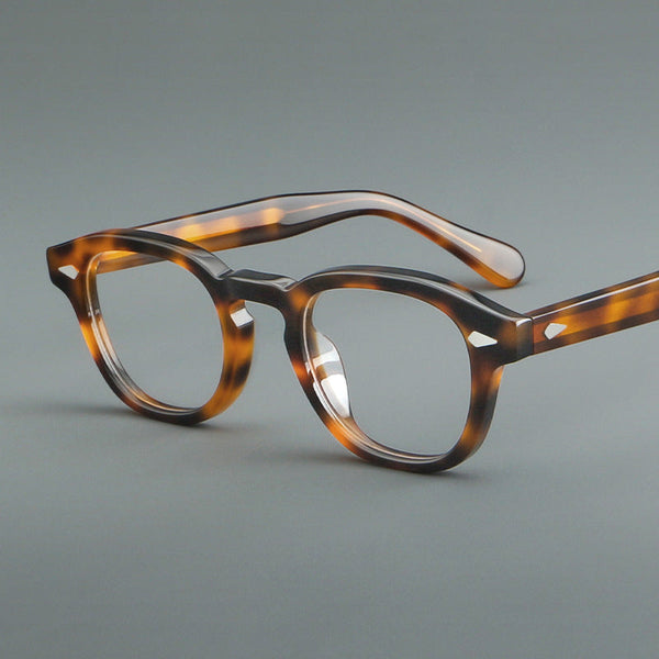 Elvin Retro Round Acetate Optical Glasses Frame