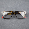 Foote Retro Square Acetate Glasses Frame
