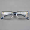 Piller Retro Rectangle Acetate Glasses Frame