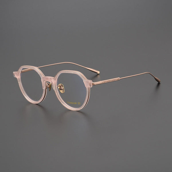 Titanium Round Glasses Frame 655696