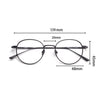Titanium Round Glasses Frame 8193