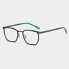 Moxley Retro Rectangle Titanium Business Glasses Frame