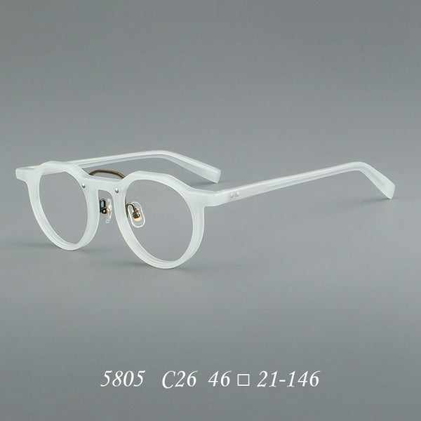 Raed Retro Round Acetate Glasses Frame