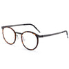 Leander Titanium Vintage Round Eyeglasses Frames 9704