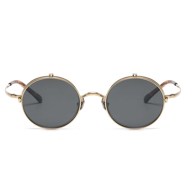 Titanium Vintage Oval Eyeglasses Frames KMN54