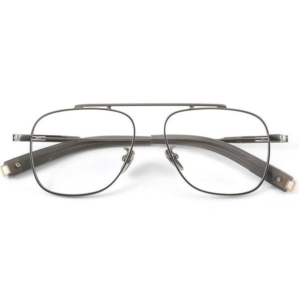 Titanium Aviator Square Glasses Frames ST LSA105