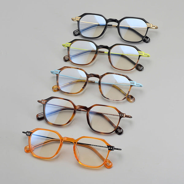 Ulian Acetate Geometric Glasses Frame