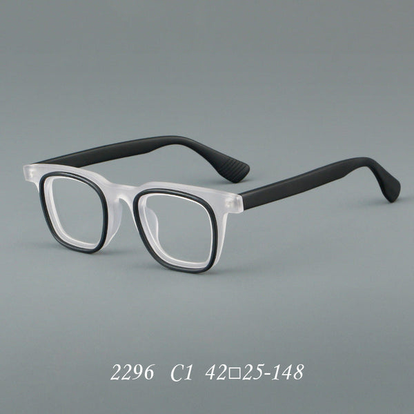 Poulin Square Acetate Eyeglasses Frame