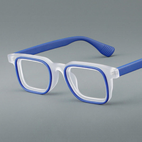 Lobo Square Acetate Eyeglasses Frame