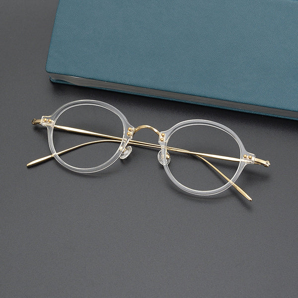 Titanium Round Glasses Frame SC004