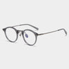 Rhodus Retro Round Ultra-light Titanium Glasses Frame