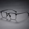 Winer Retro Titanium Square Glasses Frame
