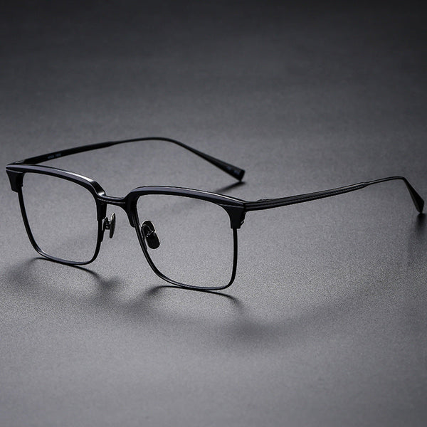 Winer Retro Titanium Square Glasses Frame
