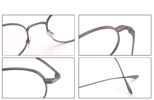 Titanium Round Glasses Frame 8193