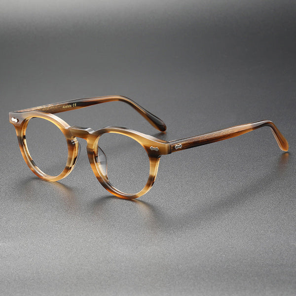 Acetate Retro Oval Glasses Frame 505