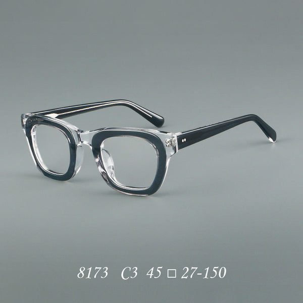 Sambu Retro Rectangle Acetate Glasses Frame