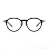 Raffi Retro Polygon Titanium Glasses Frame