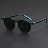 Acetate Retro Steampunk Polarized Sunglasses - CMS1030