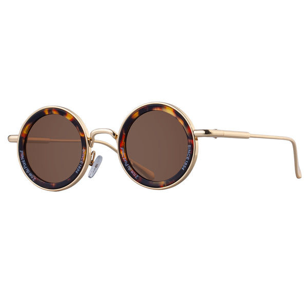 2025 New European And American Fashion Round Sunglasses Men Retro Personality Sun Protection Sunglasses Men Cross-Border Wholesale Shades