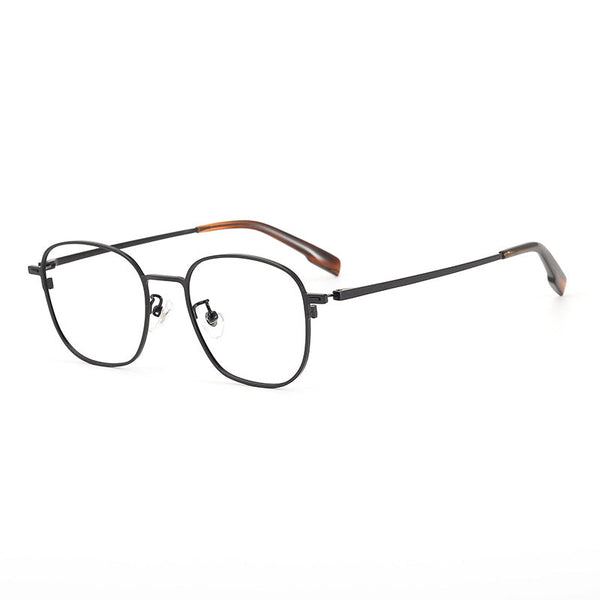 Titanium Vintage Oval Eyeglasses Frames 1106