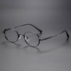 Titanium Vintage Round Eyeglasses Frames ST 5015
