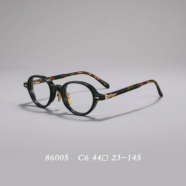 Rau Vintage Oval Acetate Glasses Frame