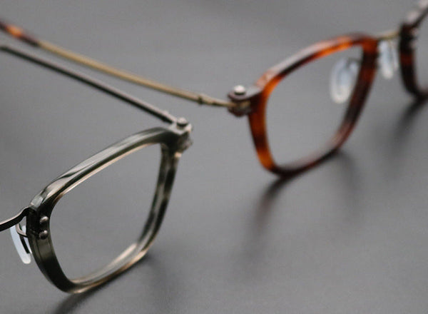 Retro Titanium Square Glasses Frame SC8188