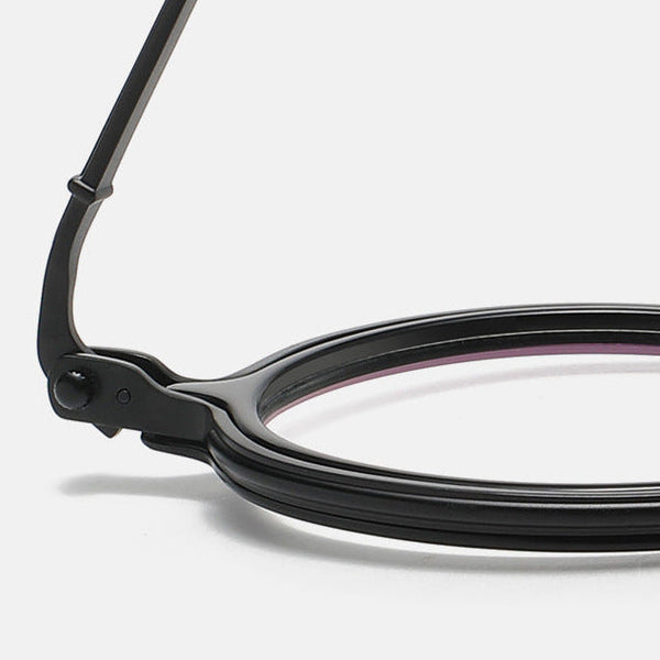 Harlow Pure Titanium Acetate Vintage Round Glasses Frames