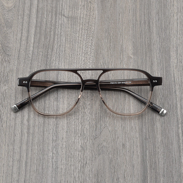 Acetate Aviator Square Glasses Frames 8172