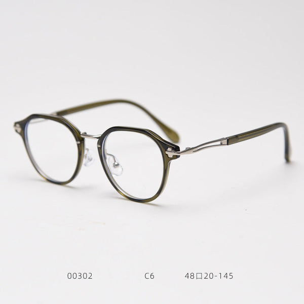 Whaley Retro Polygon TR90 Glasses Frame